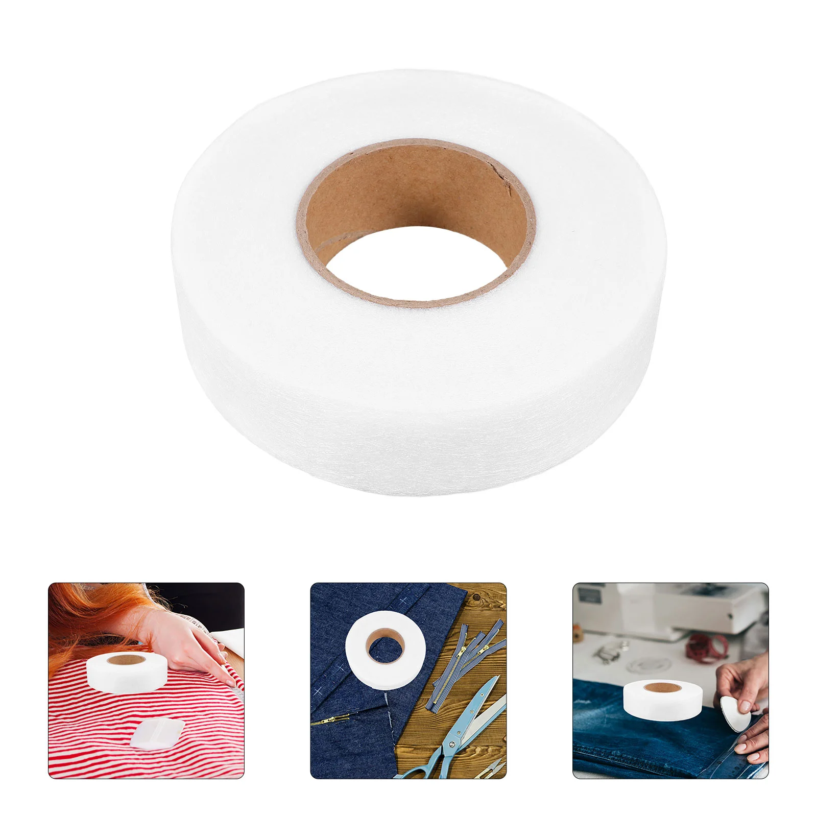 Double Sided Adhesive Lining Tape Wonder Web Hem Fabric Hemming Curtain Duct