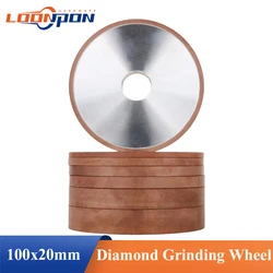 Diamond Grinding Wheel 100mm 180 Grit Cutter Grinder Grinding Circle Wheels for Tungsten Steel Milling Sharpener Cutter Tool 1Pc