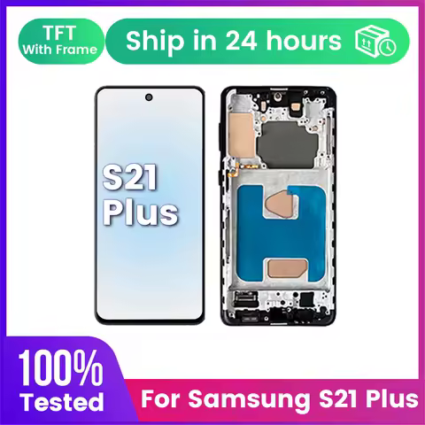 For SAMSUNG S21Plus Lcd G996B G996 G9960 G996F LCD Display Touch S21+ Screen Digiziter Assembly pantalla With Frame LCD Display