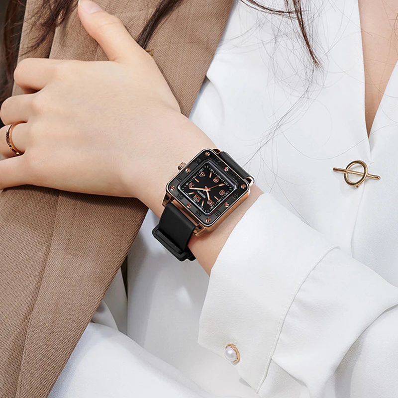Women's Elegant High-Quality Square Quartz Watch