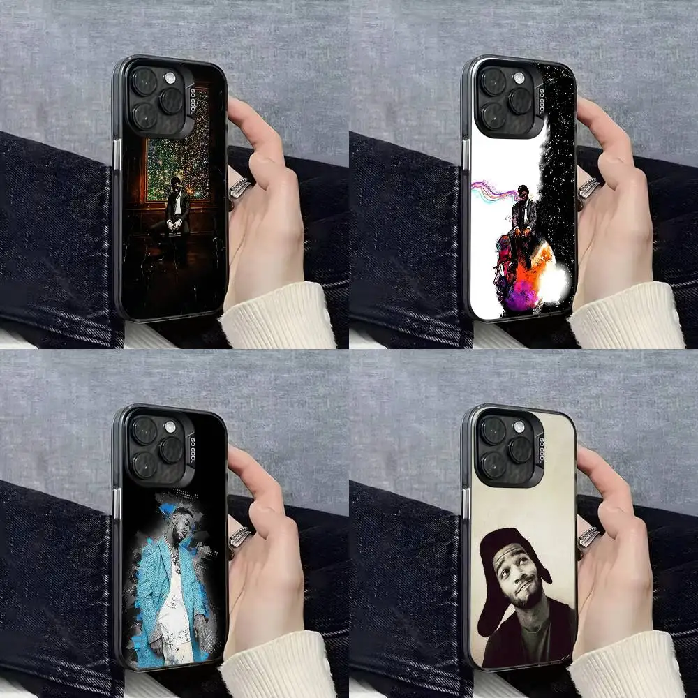 

Rapper K-Kid Cudi Phone Case For iPhone 16,15,14,13,12,11,Mini,Pro,E,SE4,XS,MAX Black IMD Box