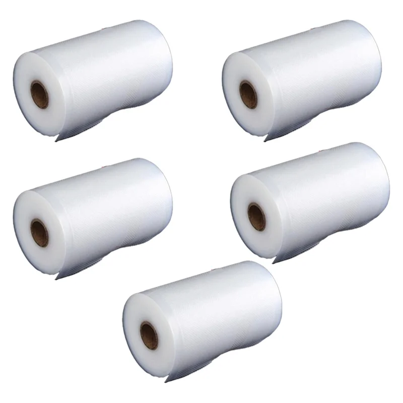 

ABUI-5 шт. Прозрачные вакуумные пакеты для кухни, для упаковки продуктов, компрессионные пластиковые пакеты для приготовления пищи