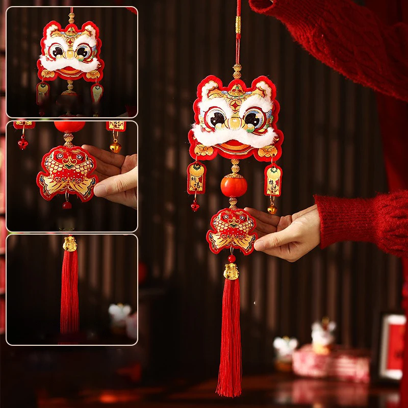 2026 السنة الجديدة الديكور الحصان العام الباب شرابة قلادة مهرجان الربيع الصيني شنقا الديكور Tet شنقا حلية #5
