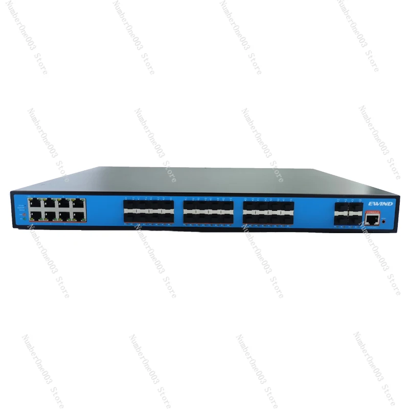 24 Port Gigabit Fiber + 8 Port Managed L2 Network Switch with 10G 4 Port SFP+