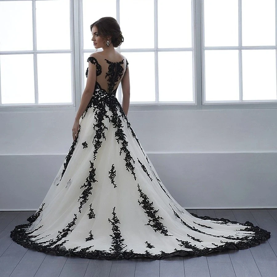 فساتين حفلات موسيقية عتيقة شفافة على شكل حرف v دانتيل أسود مزين تول على شكل حرف a فستان رسمي مسائي لحفلات أعياد الميلاد رداء السهرة