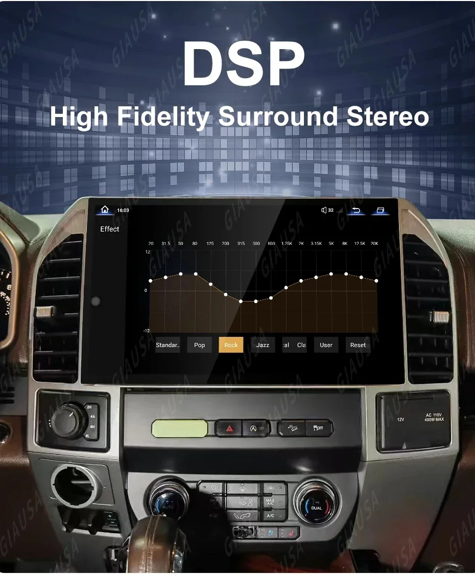 14.6 Inch Android Auto CarPlay Car Radio For Ford F150 2015 -2021 GPS Navigation Multimedia Player HD Screen Stereo Head Unit