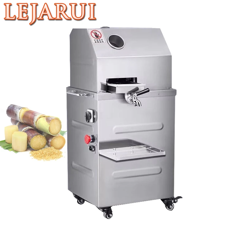 300 كجم/ساعة عصارة قصب السكر التجارية عصارة عصير قصب أوتوماتيكية من الفولاذ المقاوم للصدأ آلة قصب السكر