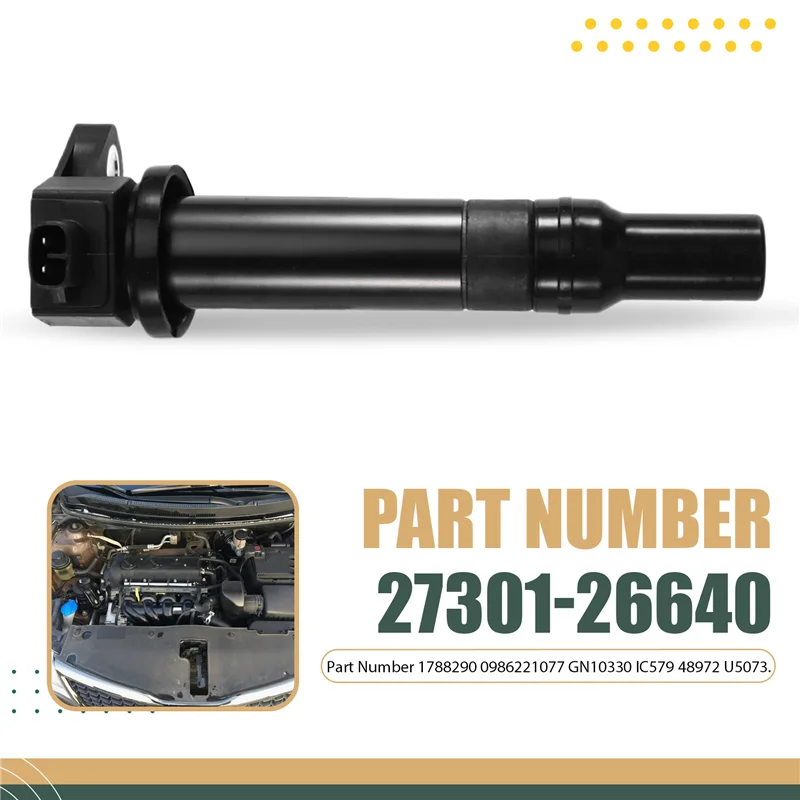 

UF499 27301-26640 0986221077 Ignition Coil 4PCS For Hyundai Accent Kia Rio Rondo 1.6L L4 2006- 2011