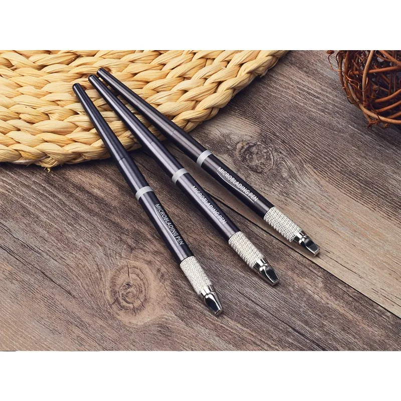 

1pcs Microblading Eyebrow Tattoo Manual Pen High Quality Tebori Flat U Shape Needles Permanent Makeup Tool