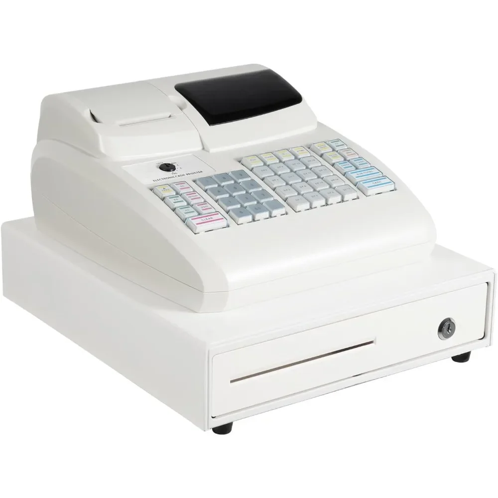 Cash Management System with Thermal Printer and Keys 6 Digital LED Commercial Cash Register for Small Businesses