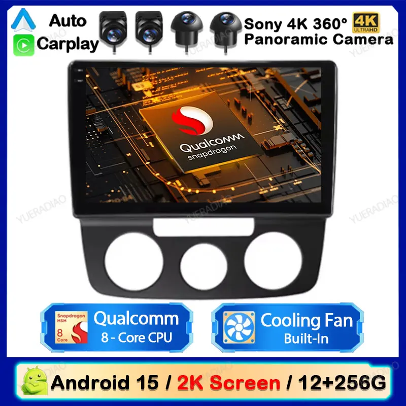 

Android 15 Car Radio For VW Volkswagen Bora MT 2006 - 2010 Multimedia Stereo Video Player GPS NAVI Head Unit Carplay Auto 4G DSP