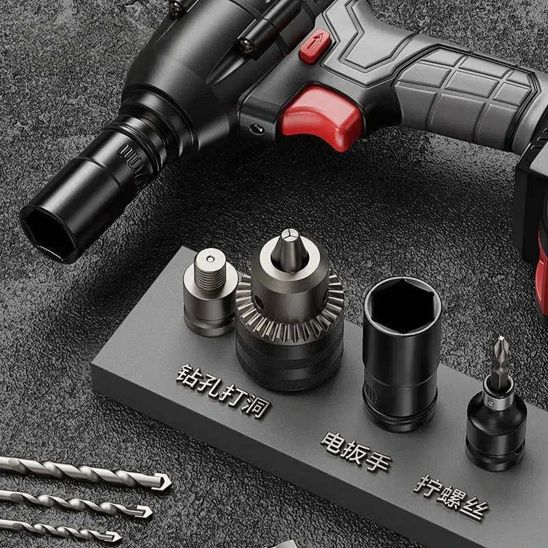 

580n.M Brushless Electric Wrench Auto Repair Impact Hand Drill Power Tool Gisam Klucz Udarowy Akku Schlagschrauber 임팩 렌치 임팩렌치