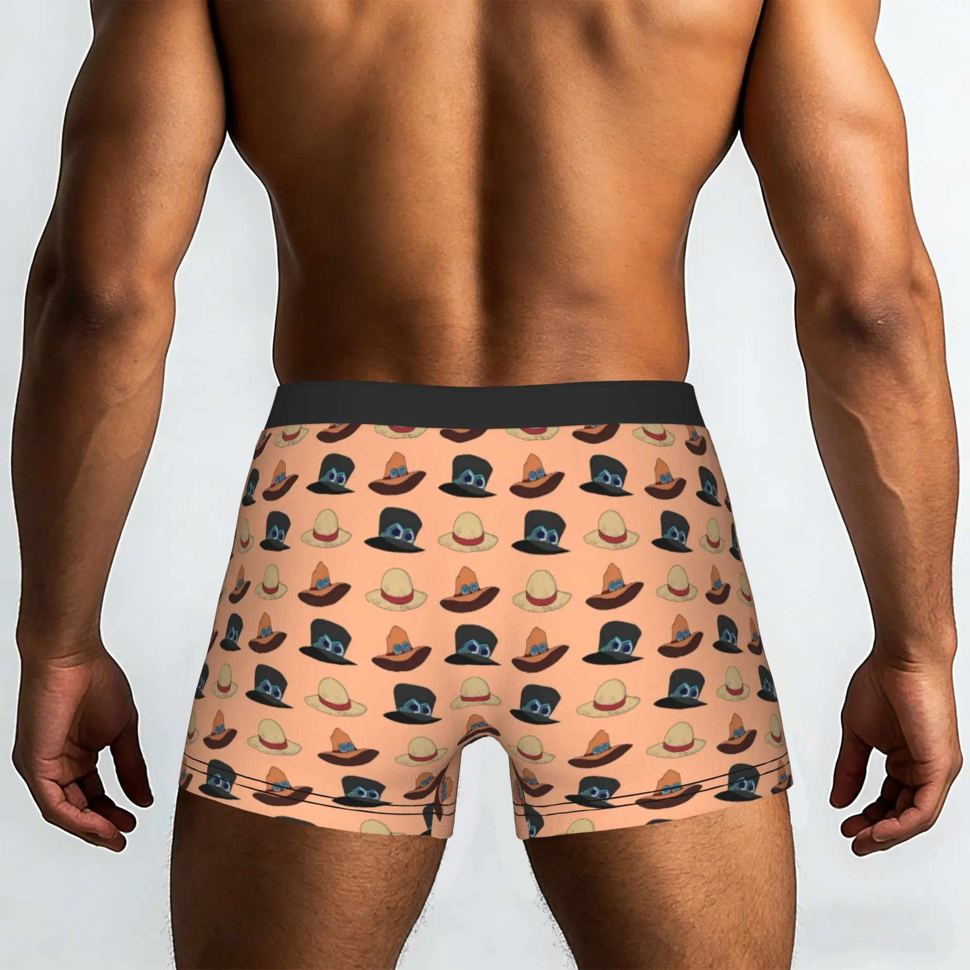 ASL Hats Collection One Piece Underpants Homme Panties Male Underwear Ventilate Shorts Boxer Briefs