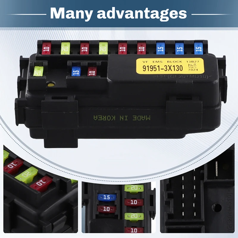 

Маленький блок предохранителей портативного двигателя для модуля блока предохранителей двигателя в сборе