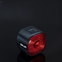 Hot For Waterproof LED Charging Cycling Taillight Warn Bike Rear Light Bicycle USB Smart Auto Brake Sensing Light Good