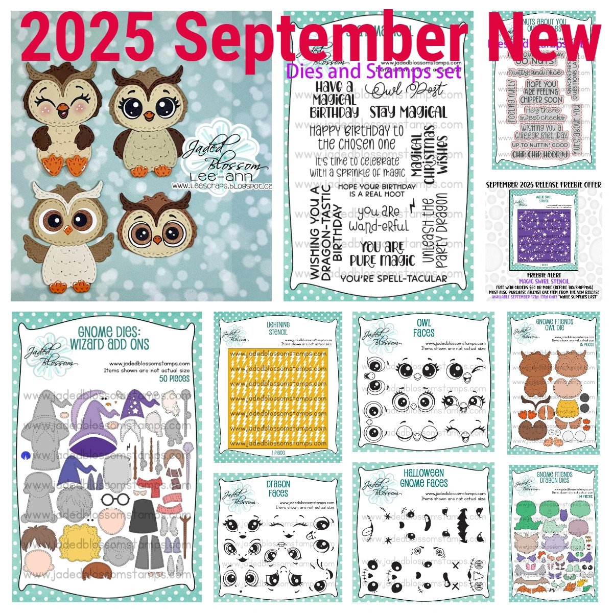 

Halloween Gnome Dies Wizard Add Ons Faces Dragon Owl Dies DIY Scrapbooking Card Gift Handmade 2025 New Dies Stamps Stencils Set