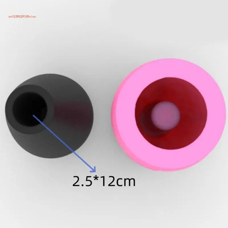 DIY Pen Storage Silicone Mold Round Flower Vase Mold Flower Arrangement Makeup Brush Holder Vase Mold