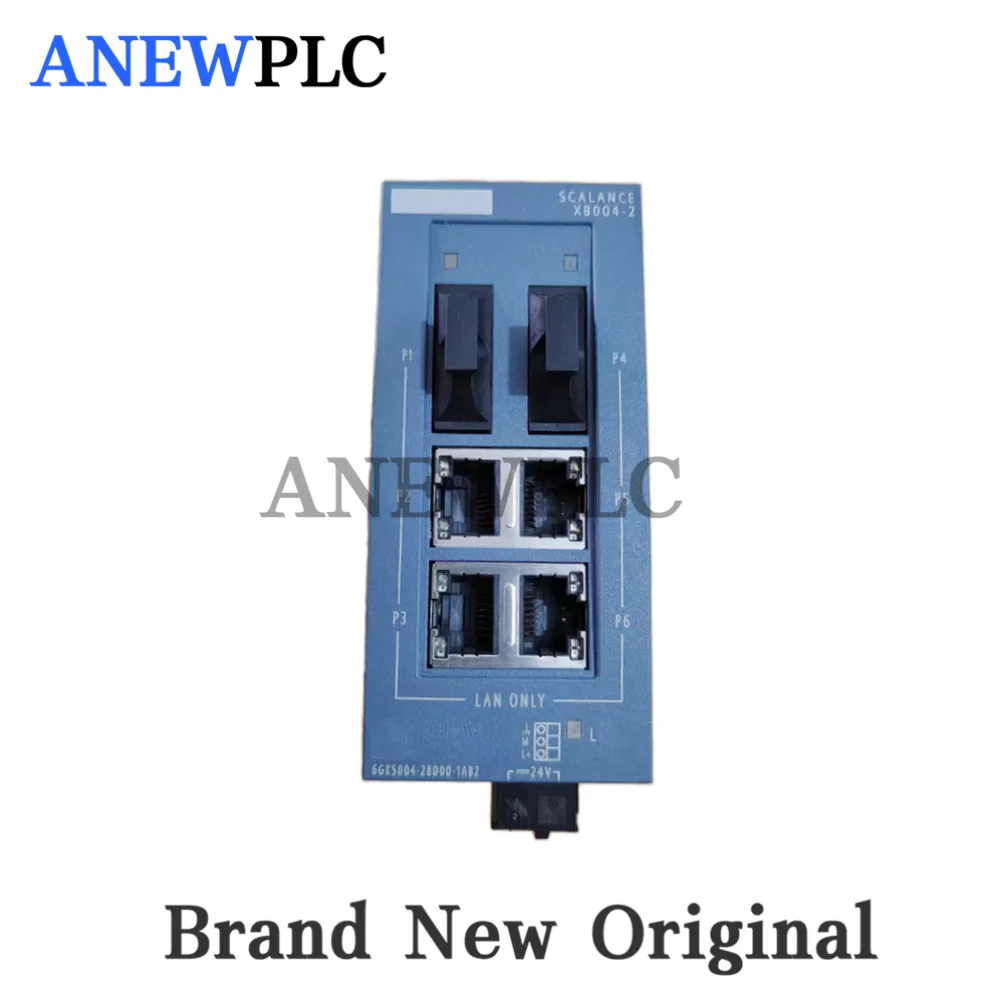 

Новый оригинальный модуль ПЛК Siemens 6GK5004-2BD00-1AB2 6GK50042BD001AB2 SCALANCE XB004-2