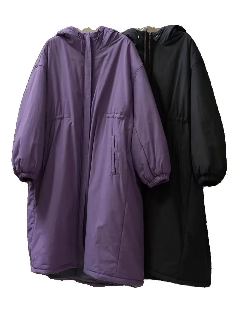 

Winter Fashion New Women's Down Cotton Coat Commuting Oversized Hooded Parkas