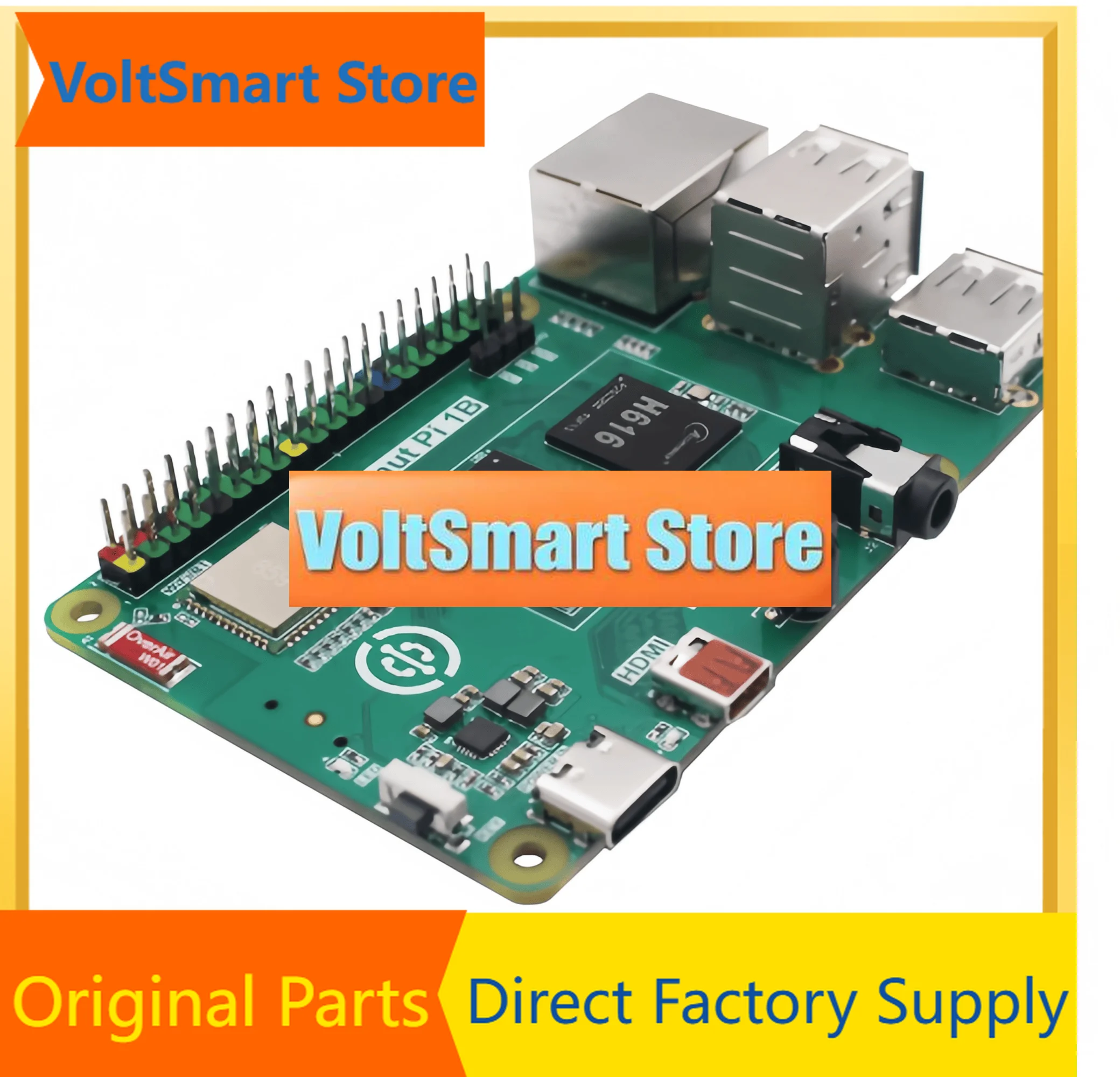 VoltSWalnutPi 1B Linux Development Board Python Programming Allwinner H618 H616 Raspberry Pi