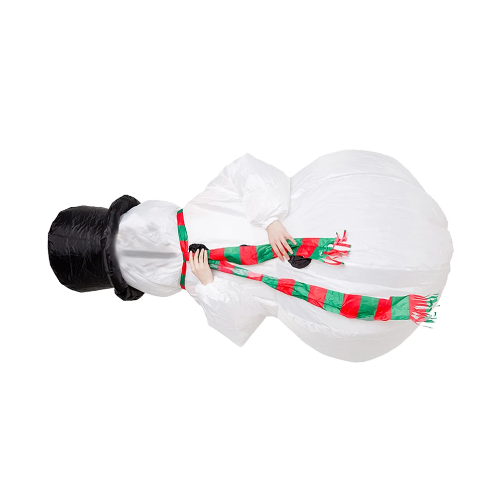 

Inflatable Snowman Clothes Adult Party Costume Stage Cosplay Dress Outfit LightWeight Durable Environmental Materials Christmas