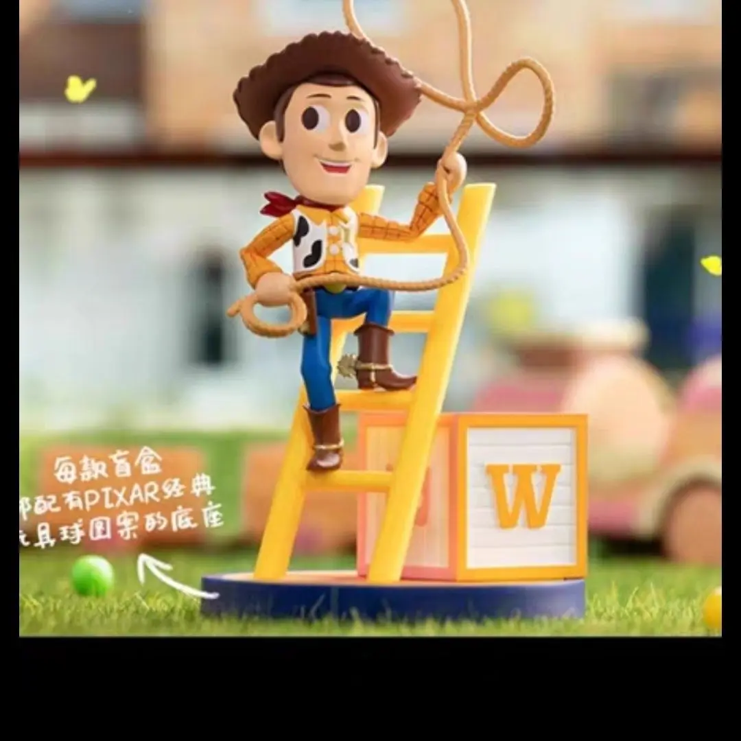 Disney Anime Toy Story รูปบันไดขนาดใหญ่ Series Woody Buzz Lightyear Bo Peep Jessie Action ตุ๊กตาเด็กวันเกิดของเล่น