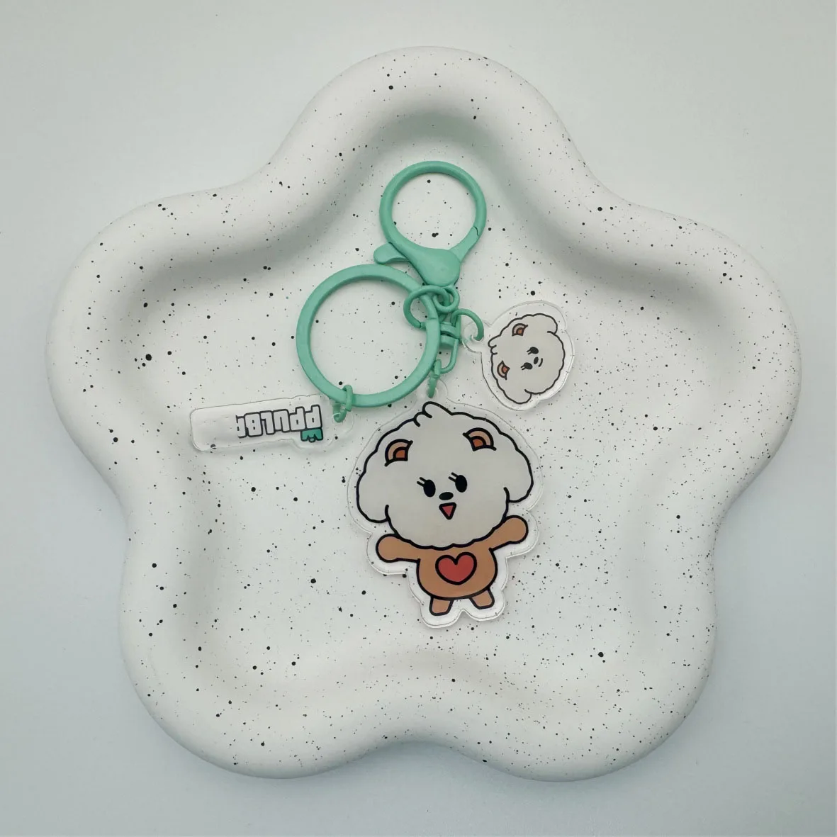 KPOP Soobin Yeonjun 5CM Cute Cartoon Acrylic Keyring Beomgyu Hueningkai Keychains Backpack Key Pendant Fans Decorative Gifts