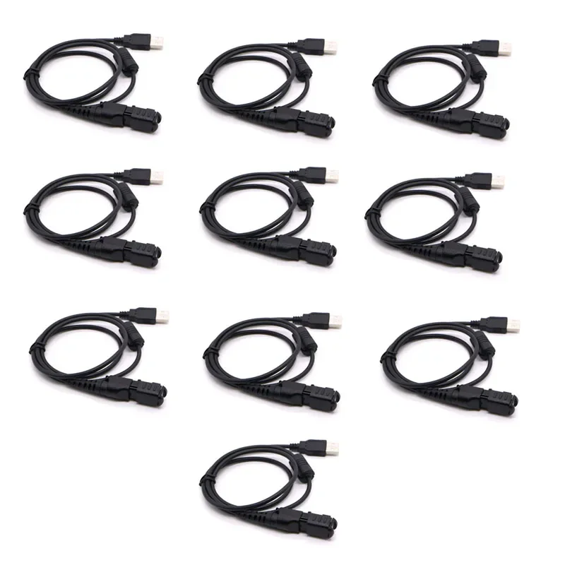 

10PCS USB Programming Cable For Motorola MotoTRBO Radio XPR3300 XPR3500 E8600 DP2400 DP2600 DEP550 DP2000 PMKN4115 Walkie Talkie