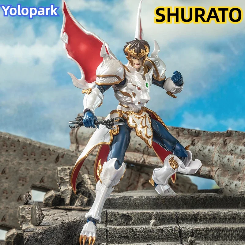 

В наличии Yolopark AMK PRO X SHURATO TenKuu Senki Shurato 18 см фигурки модели коллекционные игрушки куклы Подарки