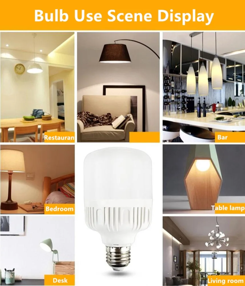 Lampadina a sfera a risparmio energetico a LED E27 170-265V luce bianca a risparmio energetico Lampada a luce globale fiala