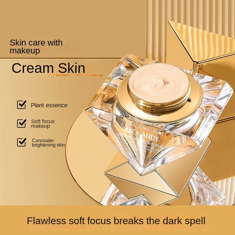 

Hyaluronic Acid Moisturizing Essence Cream Foundation Skin Care Concealer Brightening Skin Color Cream Skin Foundation Cream