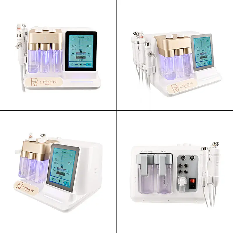 Newest 6 IN 1 Hydra Dermabrasion Facial Machine Professional Machine Hidrifting Peeling Hydrofacial Machine