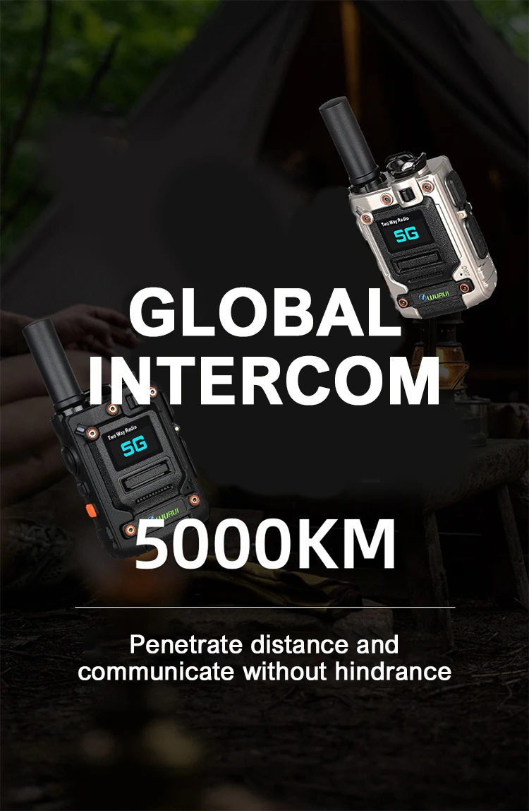 M08 walkie-talkie 5000km Long Talk Range 4g LTE POC Network Radio Sim Card Walkie Talkie wo way radio