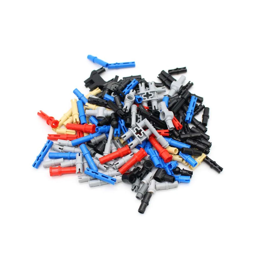 174 Stück technische Teile Pin Bulk Set 1x2 1x3 Kreuz achs stift verbinder kompatibel mit Legoeds Bausteinen