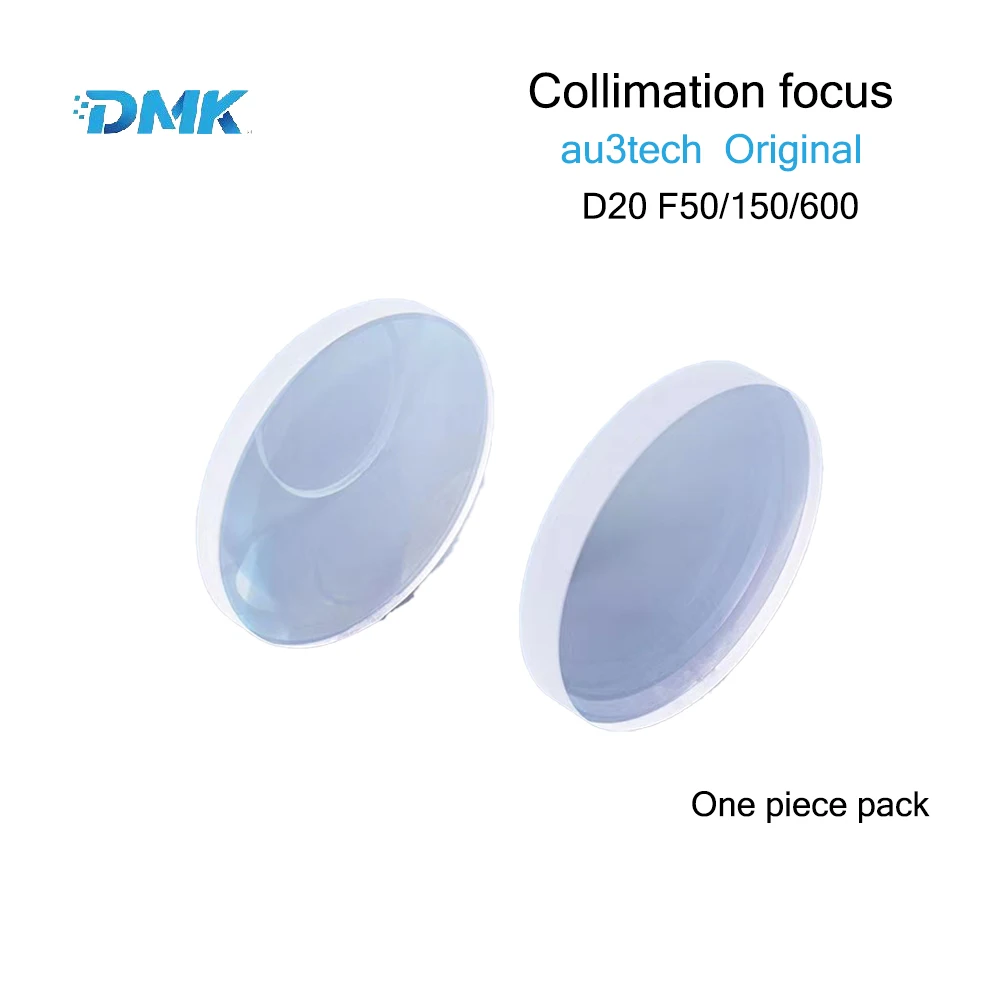 DMK Au3tech Original D20 D30 Laser Collimating Focusing Lens 1064nm For Fiber Laser Welding Cleaning Head HW970 980 HC200/300