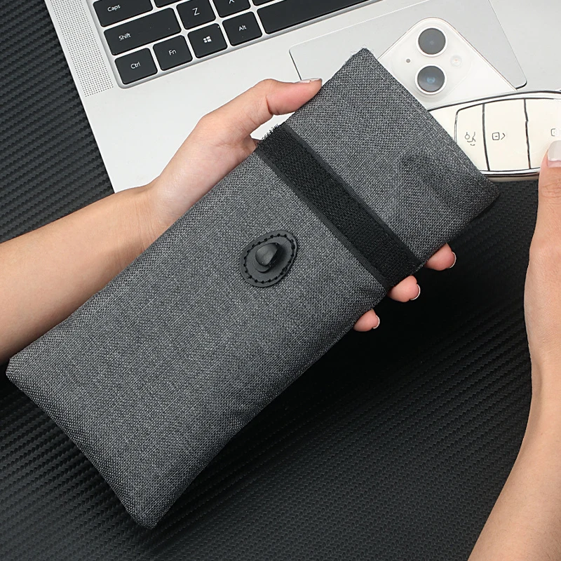 Faraday Pouch for Car Keys and Smartphone Key Signal Blocking Bag Cell Phone Keyless Entry Fob Signal Blocking Bag