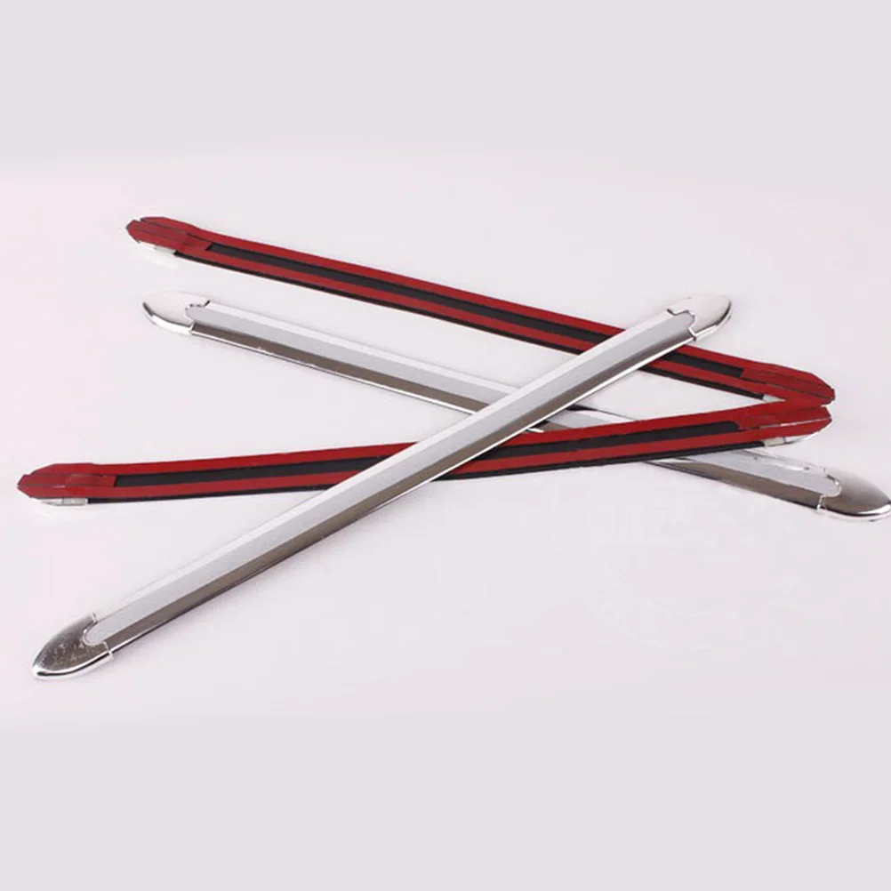 

4Pcs Car Bumper Protector Tough Plastic Anti-Collision Bumper Guard Flat Edge Design No Burr Damage Resistant Exterior Vehicle