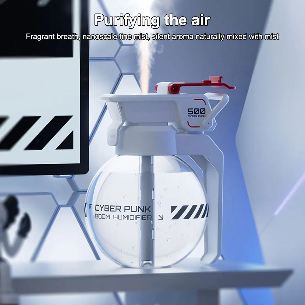 

Увлажнитель воздуха с гранатами, киберпанк, увлажнитель воздуха, декоративная граната, эфирное масло, увлажнитель для ароматерапии, офисный диффузор