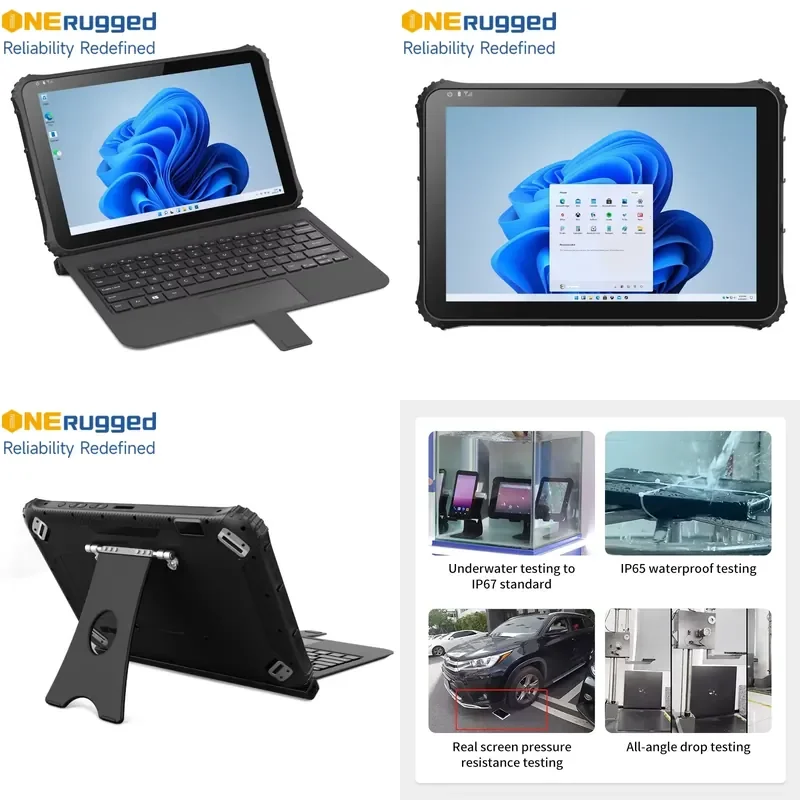 

【CHIMU HOME】12 Inch Windows 11 Rugged 2-in-1 Device IP65 RS485 RS232 16GB RAM