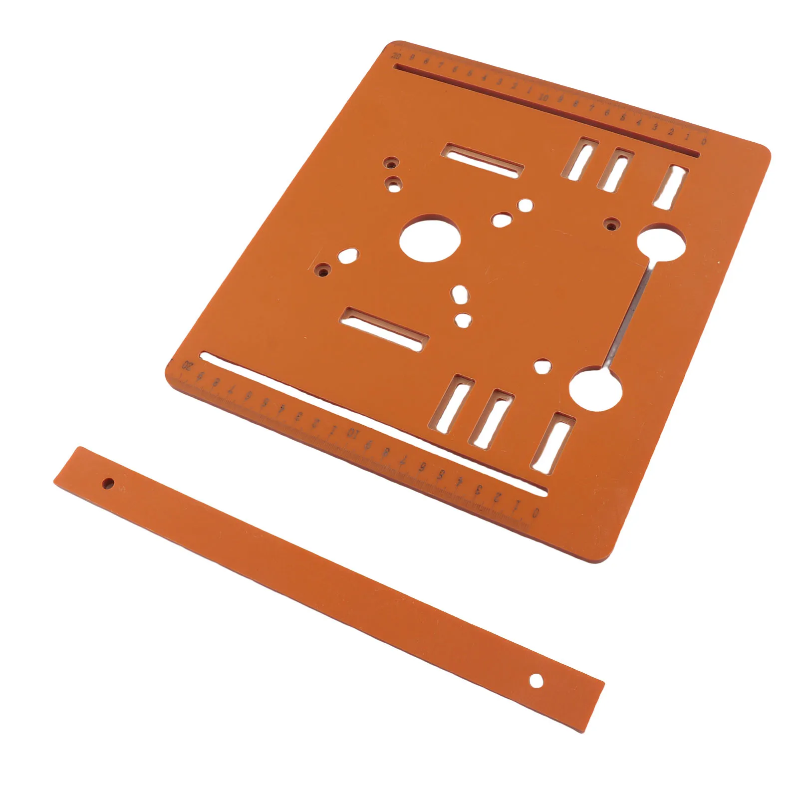 Cutting Machine Bottom Plate Strong Compatibility 28x25cm Easy Installation Circular Saw Insert Plate for Woodworking Projects