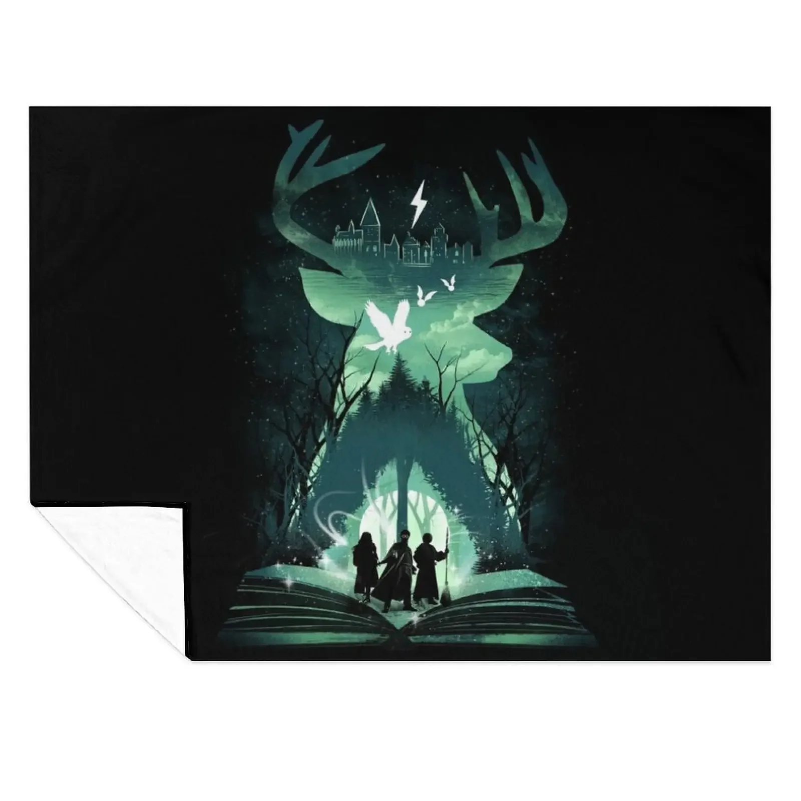 

The Magic Never Ends Throw Blanket sofa bed Hair Sofa Flannel Blankets