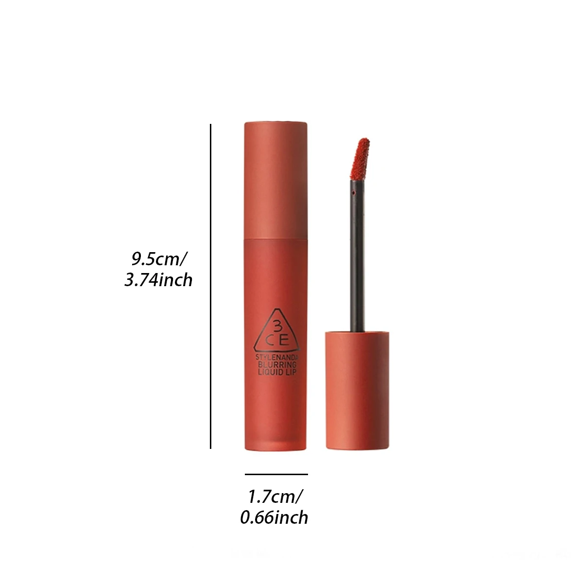 [ClearanceSale]3CE Blurring Liquid Lip Stay Away,Soft Mousse Texture,Smooth&Non-Drying,Party&Date Makeup,K-Beauty,Korean Makeup