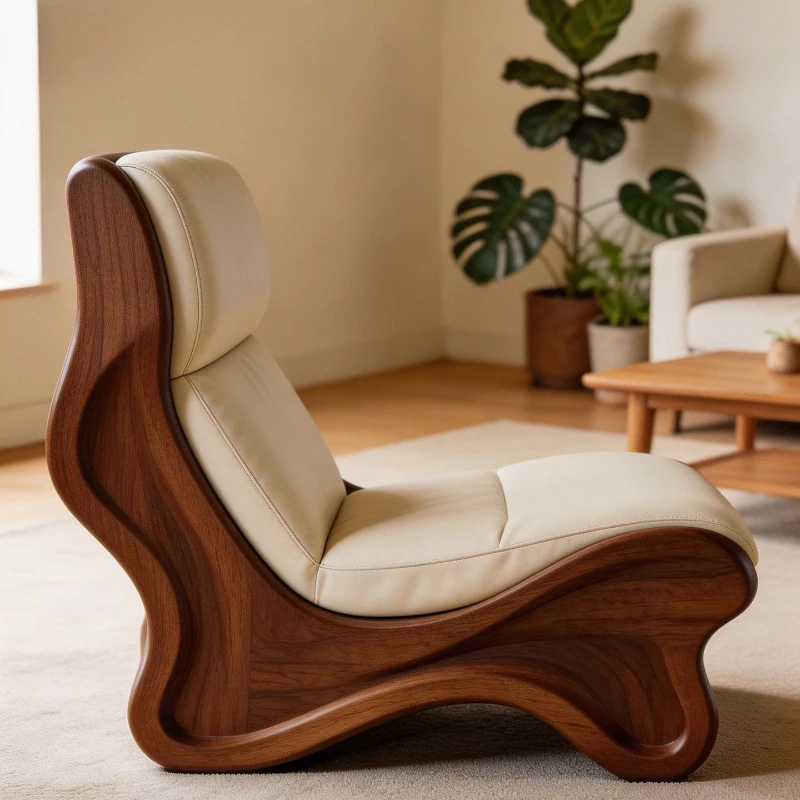 Beauty Modern Lounge Chair Recliner Ergonomic Lazy Relaxing Living Room Chairs Bauhaus Comfy Reading Sillones De Sala Furniture