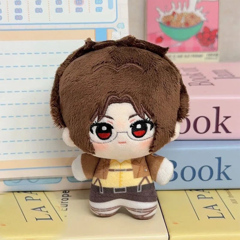 10 centimetri Eren Jaeger Peluche Ciondolo Anime Attacco su Titano Peluche Bambola NATALE Mikasa Ackerman Portachiavi Bambole Ciondolo Regalo Di Compleanno