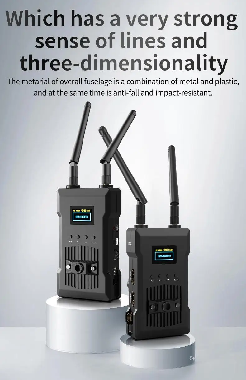 نظام نقل الفيديو FORRBETDIS JM400 PRO مع زمن وصول 0.06 ثانية متوافق مع SDI HDMI لصانع أفلام مصور الفيديو