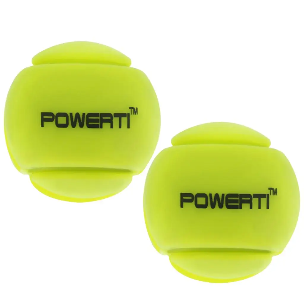 Shockproof 2-Piece Silicone Ball Vibration Dampers for Tennis / Squash Rackets