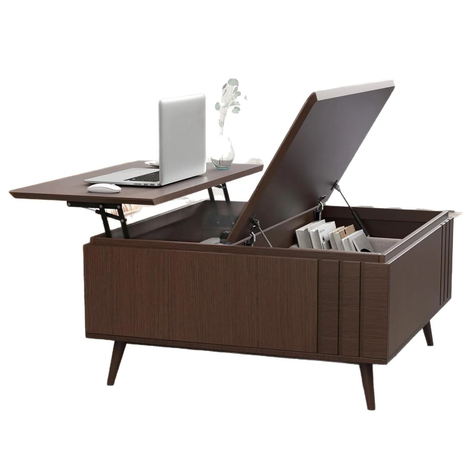 New product lift coffee table with storage space medieval modern square dining table with hidden space