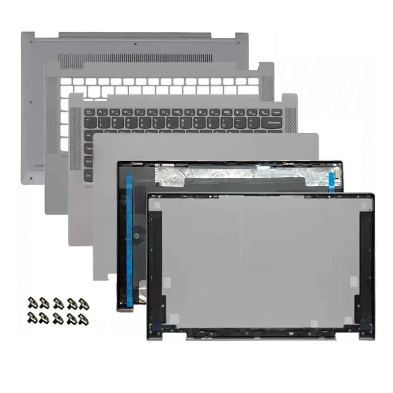 

For Ideapad Flex 5-14IIL05 5-14ITL05 Laptop LCD Back Cover Front Bezel Upper Palmrest Bottom Case Keyboard
