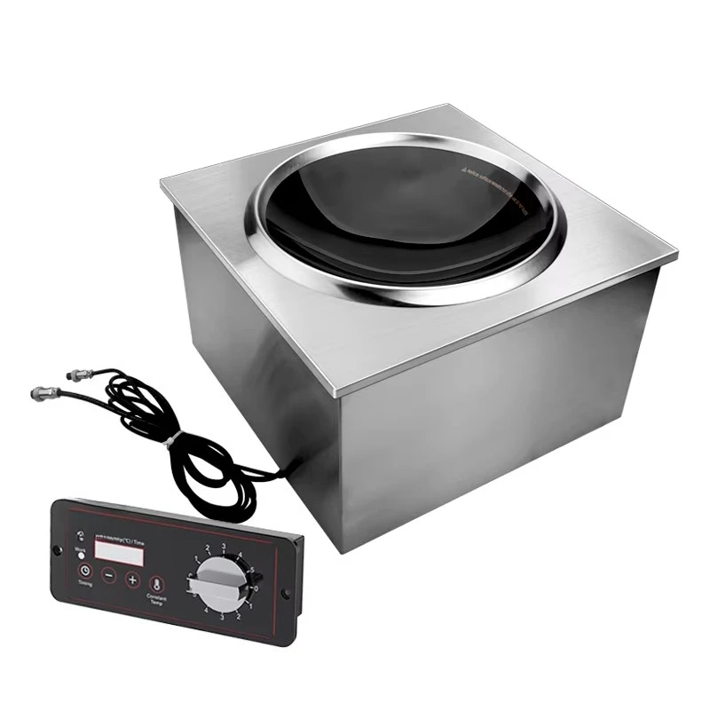 

Embedded induction cooker stainless steel wok stove 3500W easy to clean