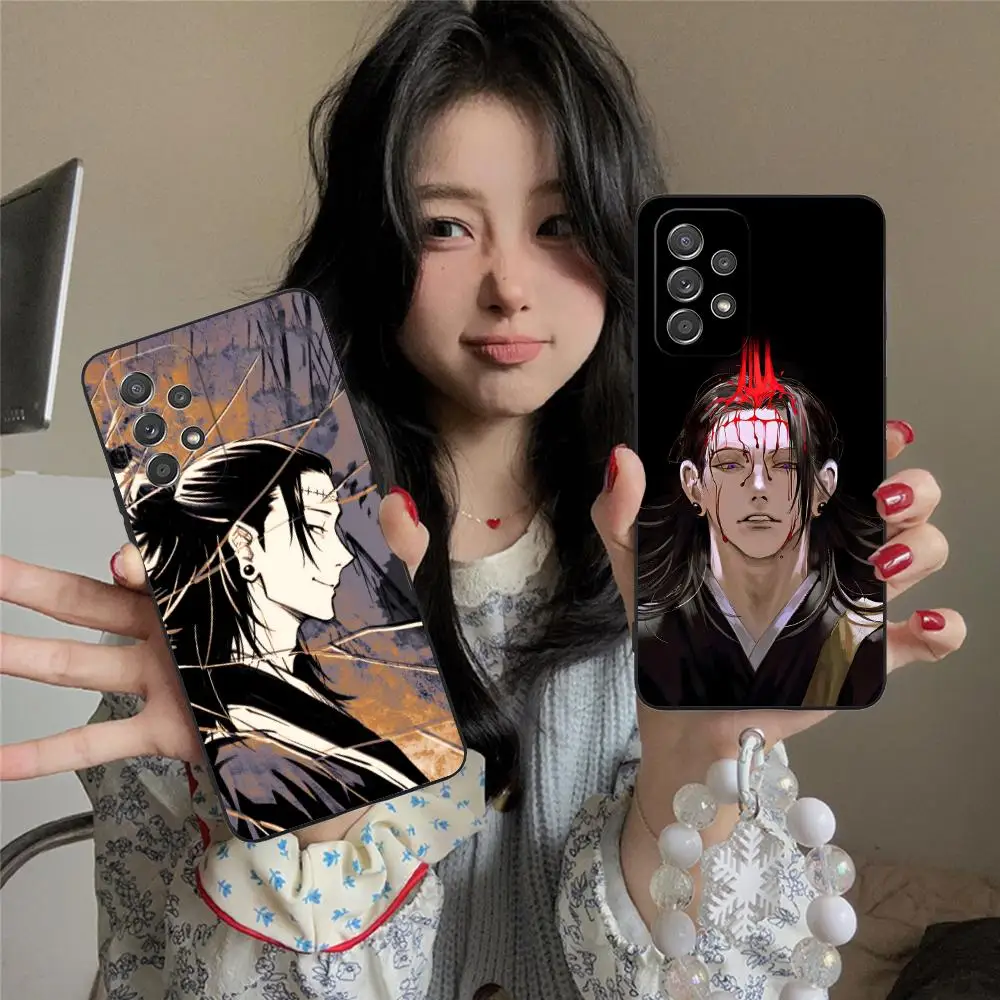 JJK Geto Suguru Phone Case for Samsung Galaxy M55 54 42 35 34 33 32 23 22 15 14 13 12 F55 5G Soft TPU Shockproof Cover